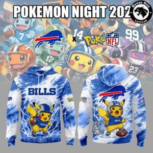 Buffalo Bills x Pokemon Night 2026 Hoodie