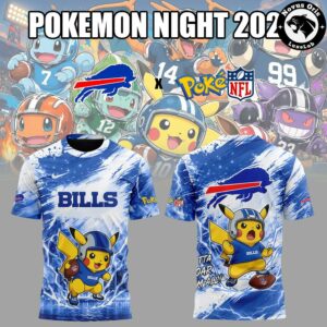Buffalo Bills x Pokemon Night 2026 T-Shirt