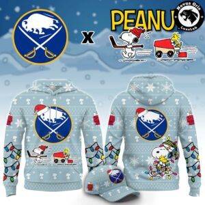 Buffalo Sabres x Peanuts Christmas 2026 Hoodie