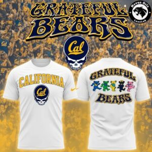 California Golden Bears x Grateful Dead 2026 T Shirt 6