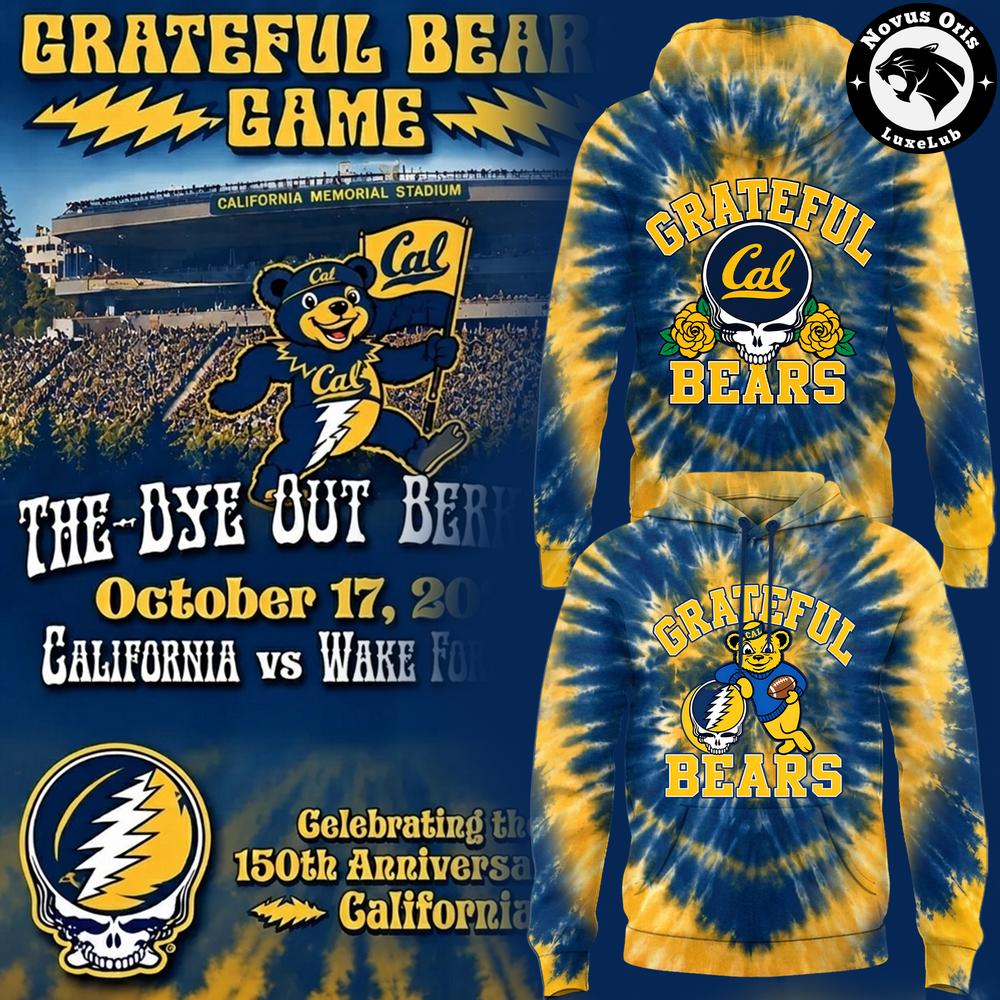California Golden Bears x Grateful Dead Tie-Dye 2026 Hoodie California Golden Bears x Grateful Dead Tie-Dye 2026 Hoodie