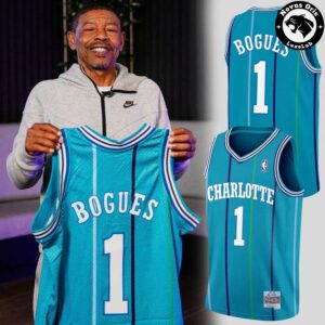Charlotte Hornets Muggsy Bogues 2026 Basketball Jersey