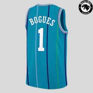 Charlotte Hornets Muggsy Bogues 2026 Basketball Jersey 3
