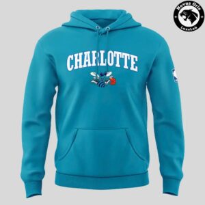 Charlotte Hornets Muggsy Bogues 2026 Teal Hoodie 2