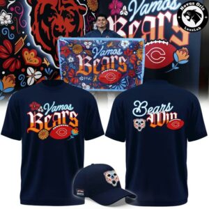 Chicago Bears Latino Heritage Month Vamos Bears 2026 T Shirt 2