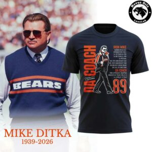 Chicago Bears Mike Ditka In Loving Memory 2026 T Shirt 12
