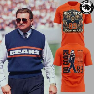 Chicago Bears Mike Ditka In Loving Memory 2026 T Shirt 3