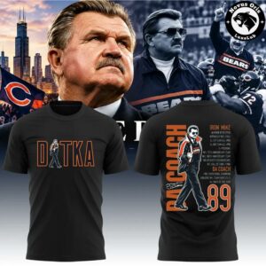 Chicago Bears Mike Ditka In Loving Memory 2026 T Shirt 6