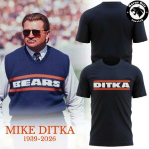 Chicago Bears Mike Ditka In Loving Memory 2026 T Shirt 9