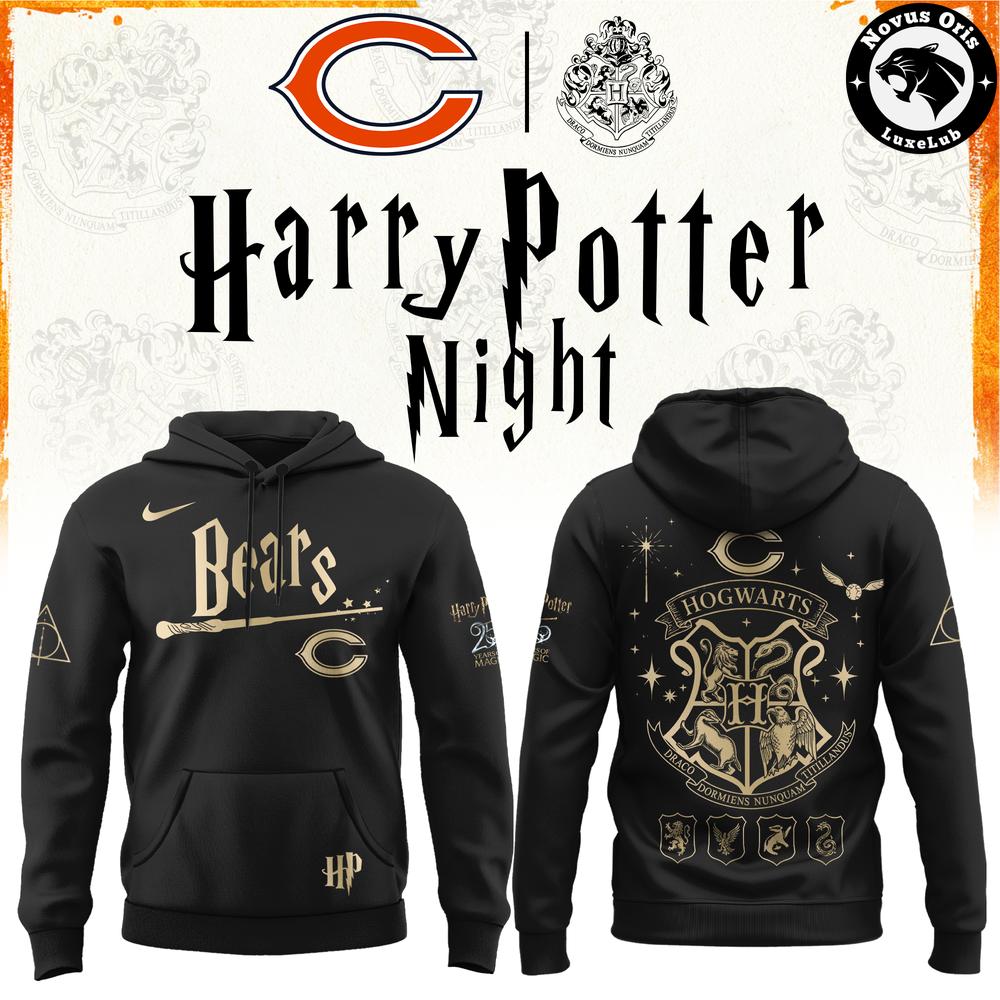 Chicago Bears x Harry Potter Night 2026 Pullover Hoodie Chicago Bears x Harry Potter Night 2026 Pullover Hoodie