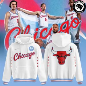 Chicago Bulls City Edition 2026 White Hoodie