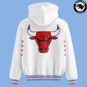 Chicago Bulls City Edition 2026 White Hoodie 3
