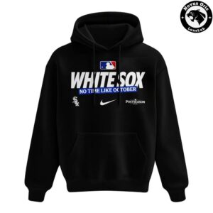 Chicago White Sox MLB Postseason Soxtober 2026 Black Pullover Hoodie 2