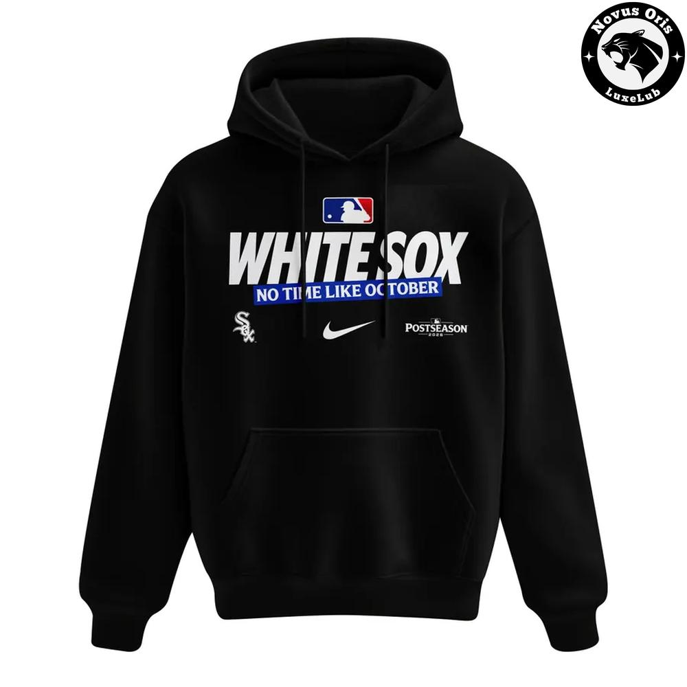 Chicago White Sox MLB Postseason Soxtober 2026 Black Pullover Hoodie Chicago White Sox MLB Postseason Soxtober 2026 Black Pullover Hoodie