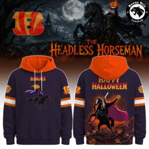 Cincinnati Bengals Headless Horseman Halloween 2026 Hoodie