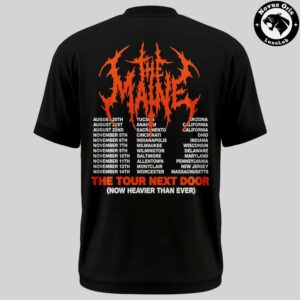 Cincinnati Bengals x The Maine The Tour Next Door 2026 T Shirt 3
