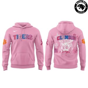 Clemson Tigers Breast Cancer Awareness 2026 Hoodie 2