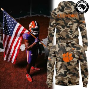 Clemson Tigers Military Appreciation 2026 Camo Hoodie