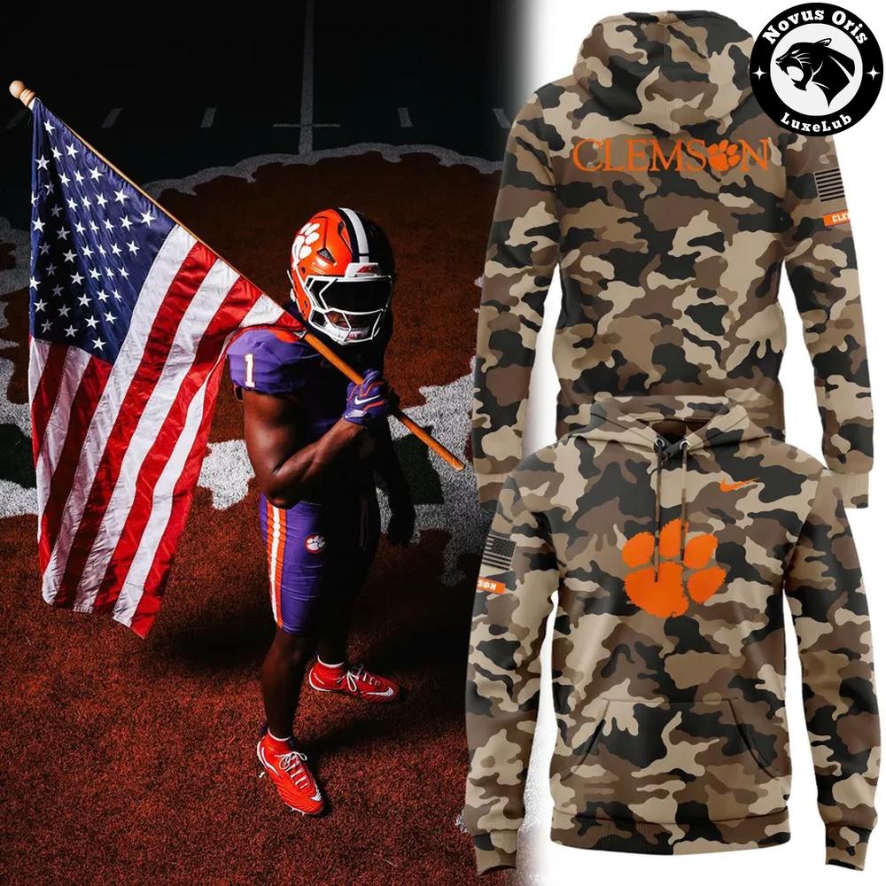 Clemson Tigers Military Appreciation 2026 Camo Hoodie Clemson Tigers Military Appreciation 2026 Camo Hoodie