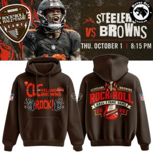 Cleveland Browns Rock and Roll Hall of Fame Game 2026 Hoodie 2