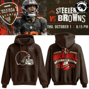Cleveland Browns Rock and Roll Hall of Fame Game 2026 Hoodie 3