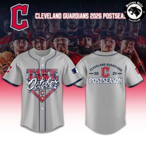 Cleveland Guardians Division Series Champions 2026 Baseball Jersey 3