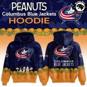 Columbus Blue Jackets x Peanuts Spooktacular Night Hoodie