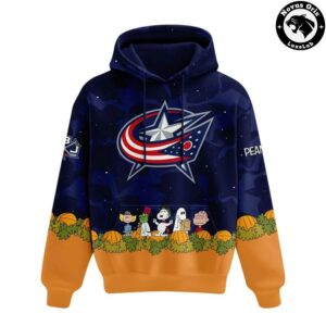 Columbus Blue Jackets x Peanuts Spooktacular Night Hoodie 2