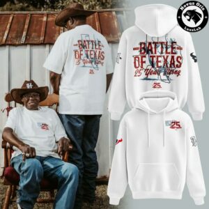 Dallas Cowboys vs Houston Texans Battle of Texas 25 Years Strong 2026 Hoodie