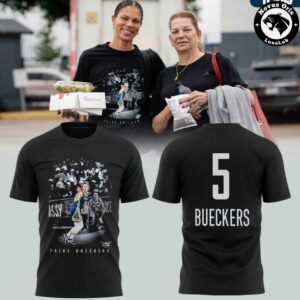 Dallas Wings Paige Bueckers 2026 Black Graphic T Shirt 1