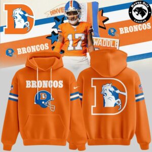 Denver Broncos Throwback 2026 Orange Hoodie 1