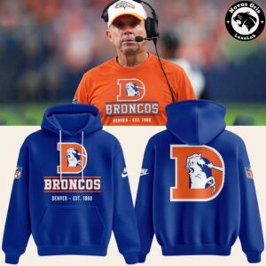 Denver Broncos Throwback Sideline 2026 Hoodie 2
