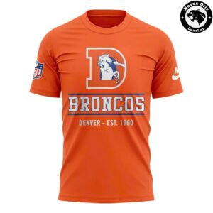 Denver Broncos Throwback Sideline 2026 T Shirt 3
