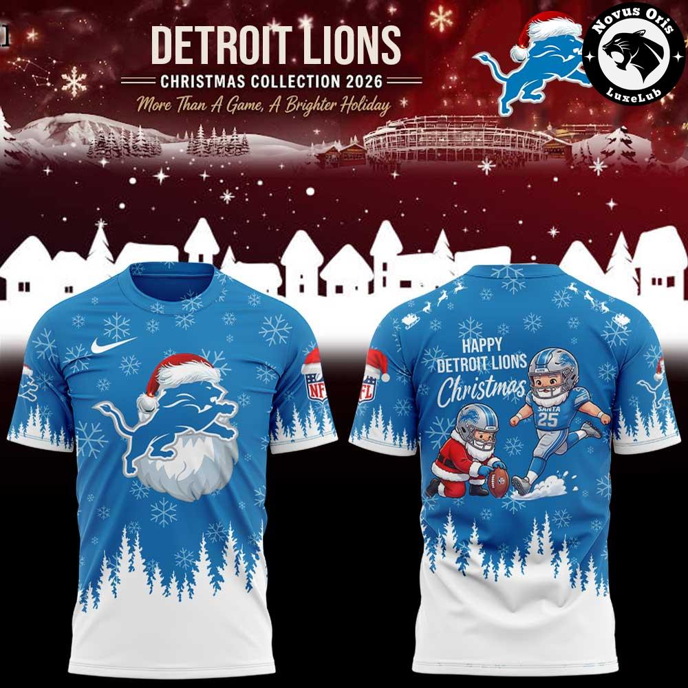 Detroit Lions Christmas Collection 2026 T-Shirt Detroit Lions Christmas Collection 2026 T-Shirt