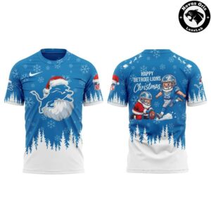 Detroit Lions Christmas Collection 2026 T Shirt 2