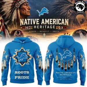 Detroit Lions Native American Heritage 2026 Hoodie