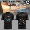 Minnesota Vikings x Fourth Wing Night 2026 Black T-Shirt