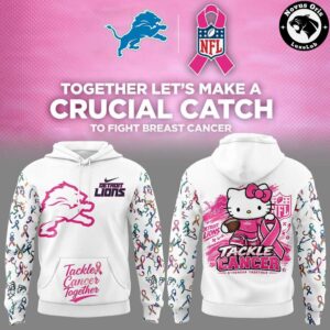 Detroit Lions x Hello Kitty Crucial Catch 2026 Hoodie