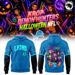 Detroit Lions x K-Pop Demon Hunters Halloween Night 2026 Hoodie