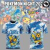Detroit Lions x Pokemon Night 2026 Hoodie
