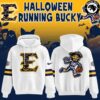 ETSU Football Halloween Running Bucky 2026 White Hoodie