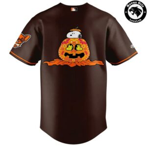 El Paso Chihuahuas x Peanuts Halloween 2026 Baseball Jersey 3