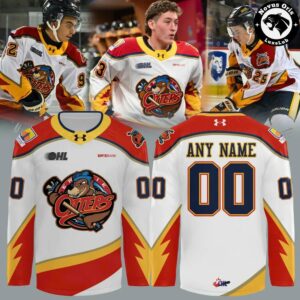 Erie Otters Warmup Specialty 2026 Custom Name Number Hockey Jersey