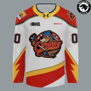 Erie Otters Warmup Specialty 2026 Custom Name Number Hockey Jersey 2