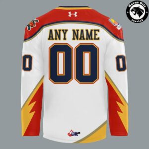 Erie Otters Warmup Specialty 2026 Custom Name Number Hockey Jersey 3