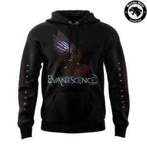 Evanescence Sanctuary Tour 2026 Black Hoodie 2