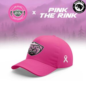 Everett Silvertips Pink The Rink 2026 Custom Name Number Pink Hockey Jersey 3