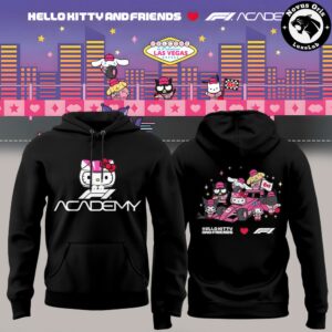 F1 Academy x Hello Kitty Friends 2026 Pink Hoodie 5