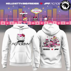 F1 Academy x Hello Kitty Friends 2026 Pink Hoodie 6