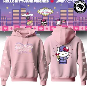 F1 Academy x Hello Kitty & Friends 2026 Pink Hoodie 7